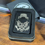 75th War Eagle Lighter - Matte Black - Lighter