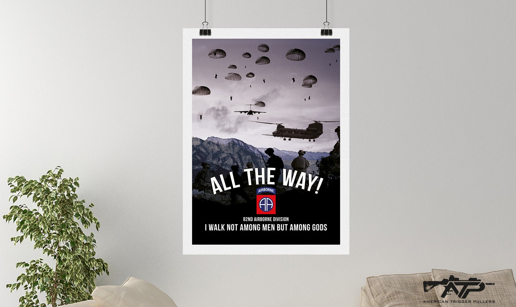 82nd Airborne Canvas - Loose Canvas - Canvas