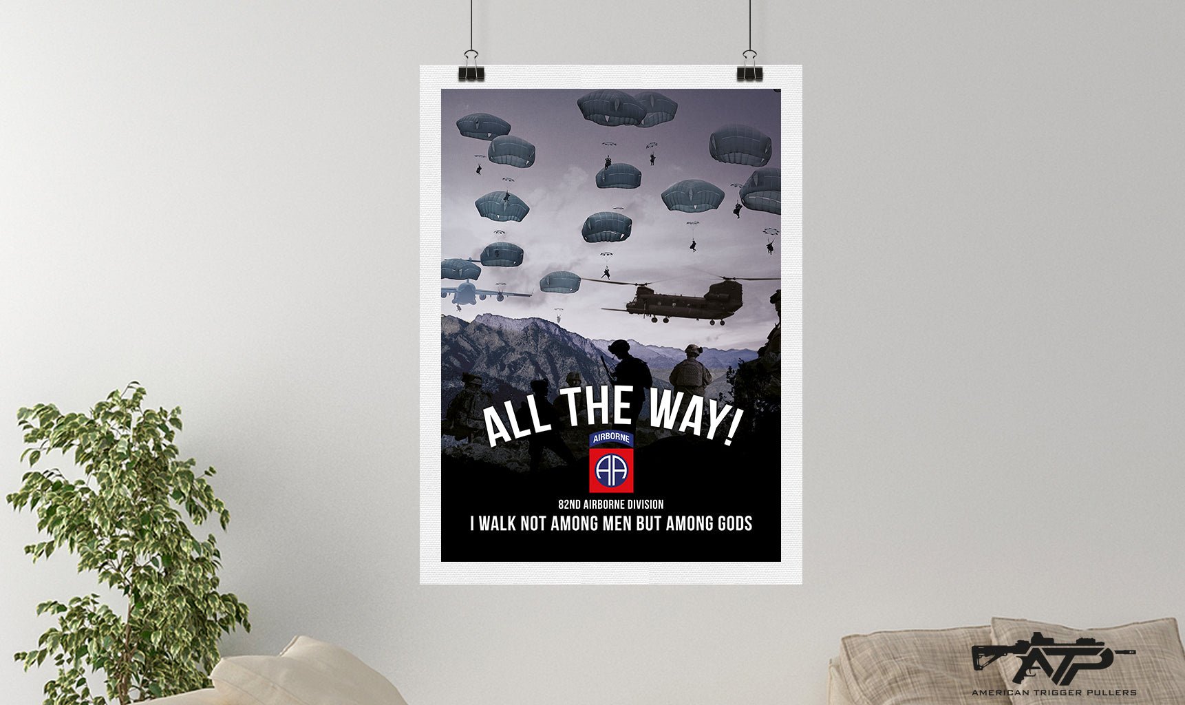 82nd Airborne Canvas - Loose Canvas - Canvas