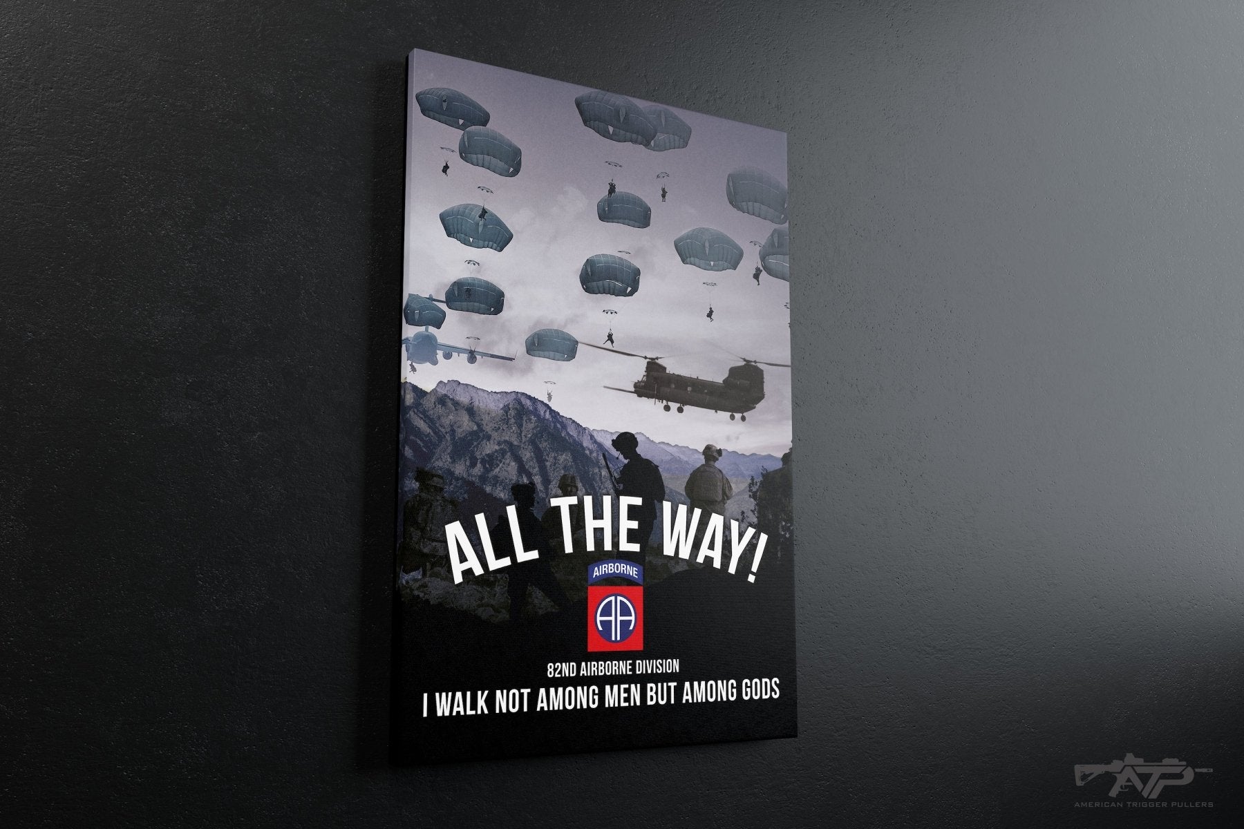 82nd Airborne Canvas - Stretched Canvas - Canvas