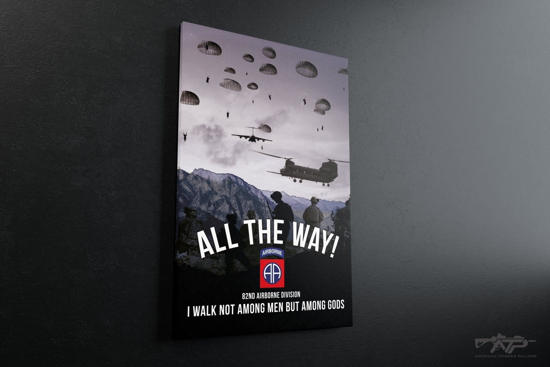 82nd Airborne Canvas - Stretched Canvas - Canvas