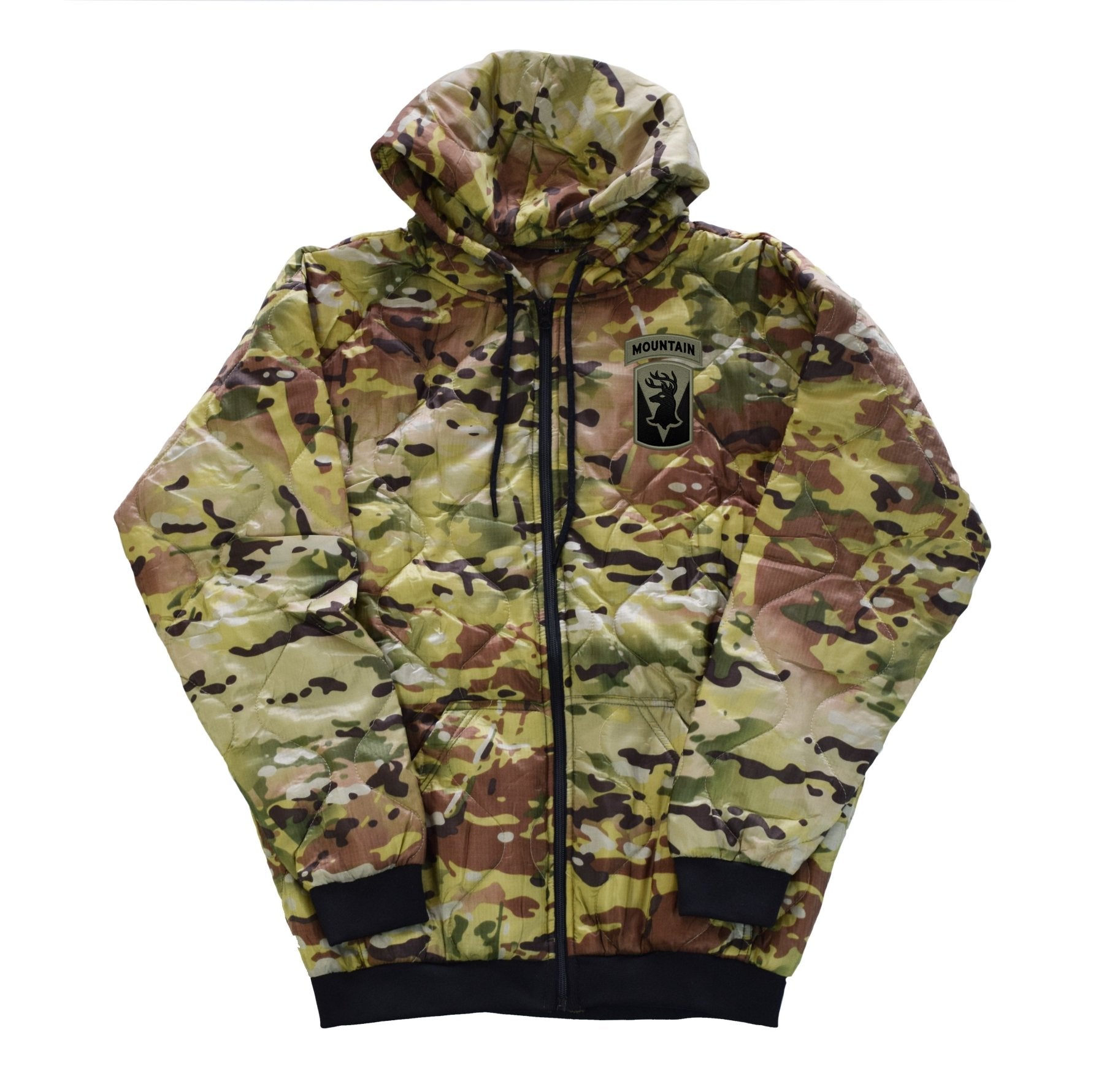 86th IBCT Woobie Hoodies - Zip - Up Multicam - Woobie