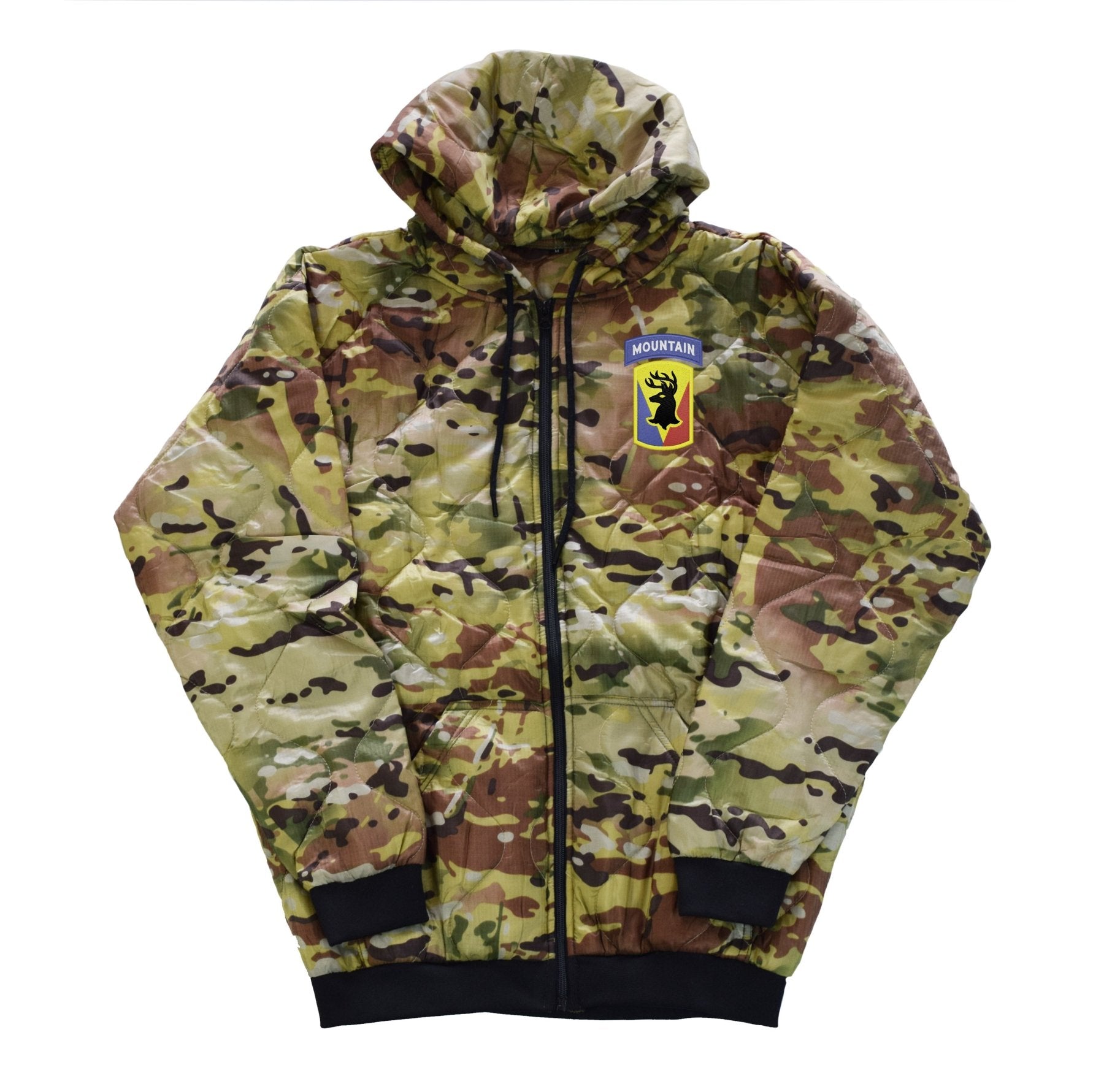 86th IBCT Woobie Hoodies - Zip - Up Multicam - Woobie