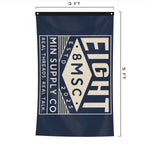 8MSC Retro Flag - 3' x 5' - Flag
