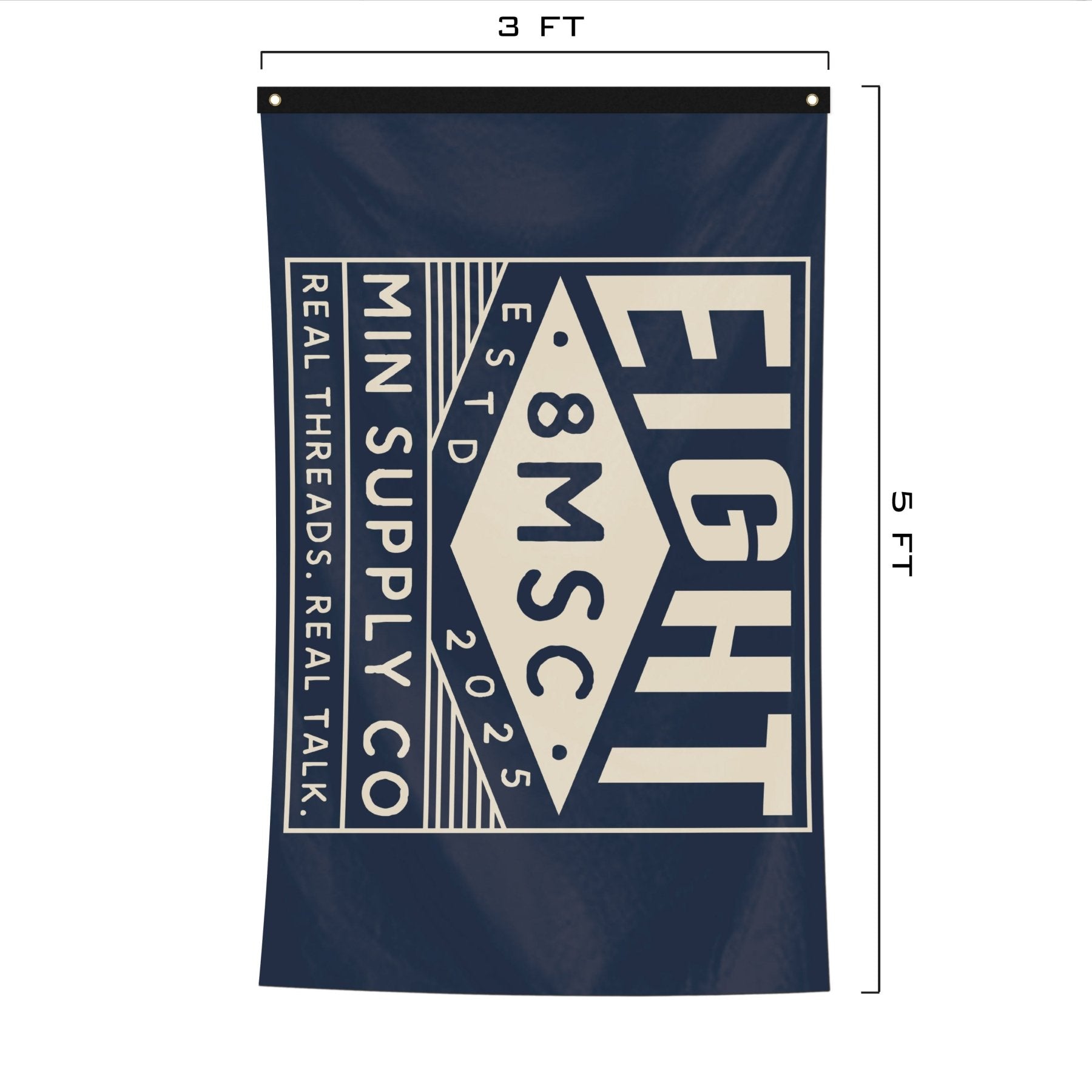 8MSC Retro Flag - 3' x 5' - Flag