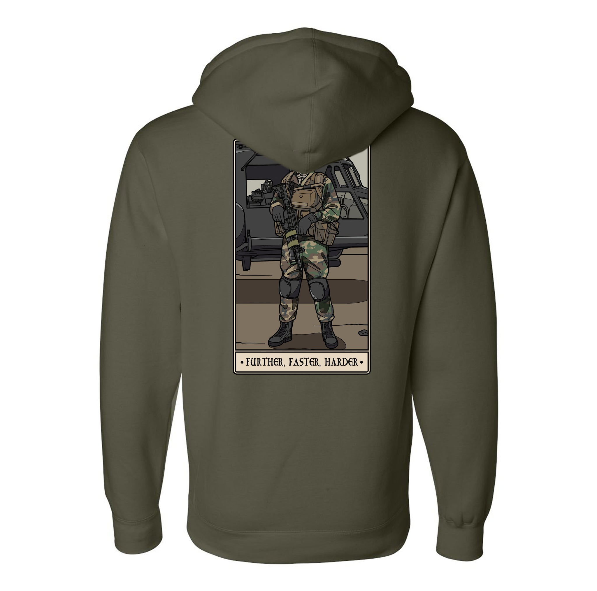 Further Faster Harder Hoodie