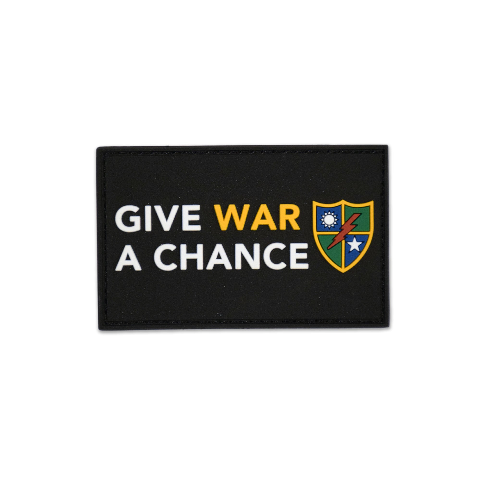 Give War A Chance PVC Patch