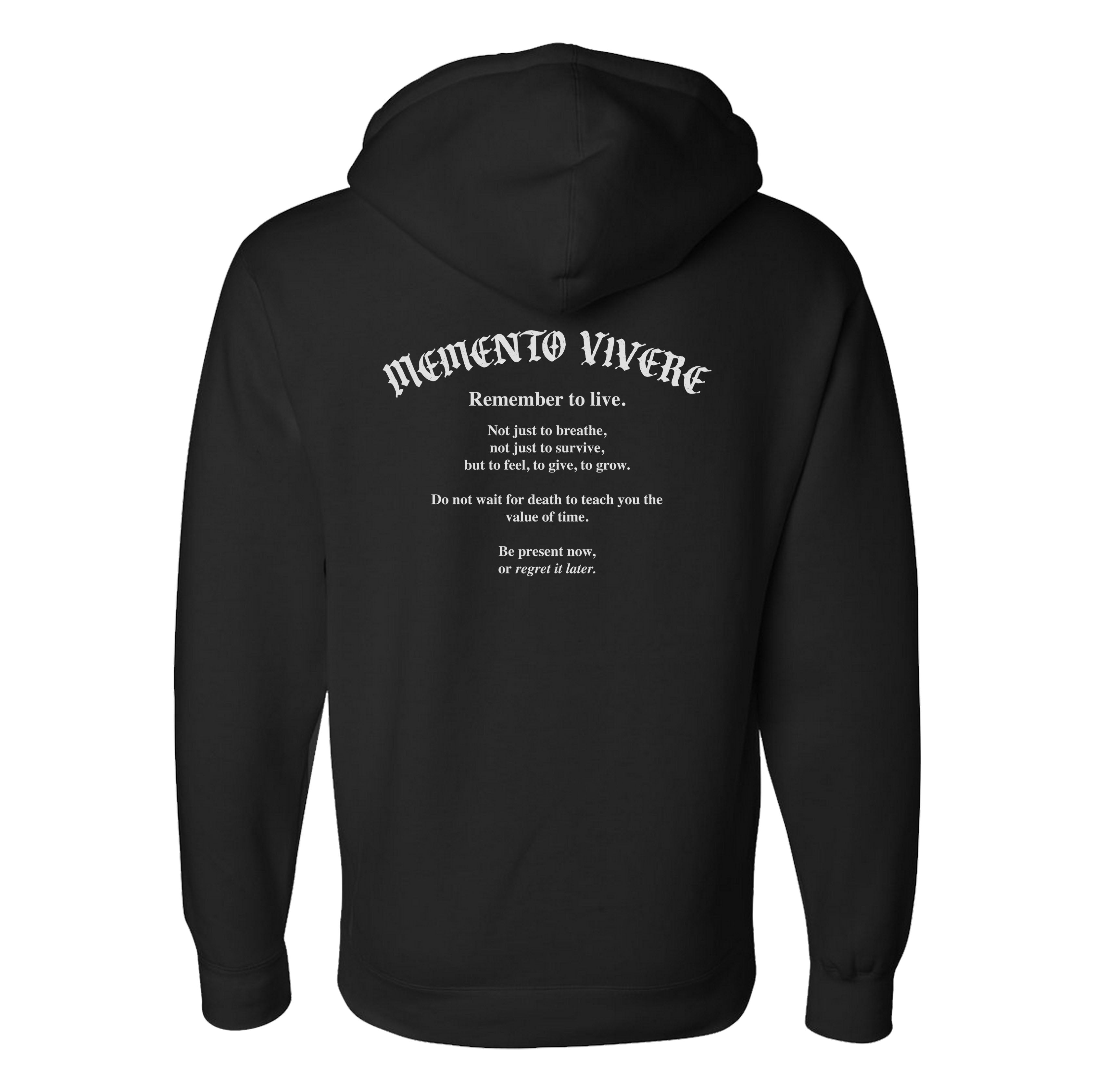 Memento Vivere Hoodie