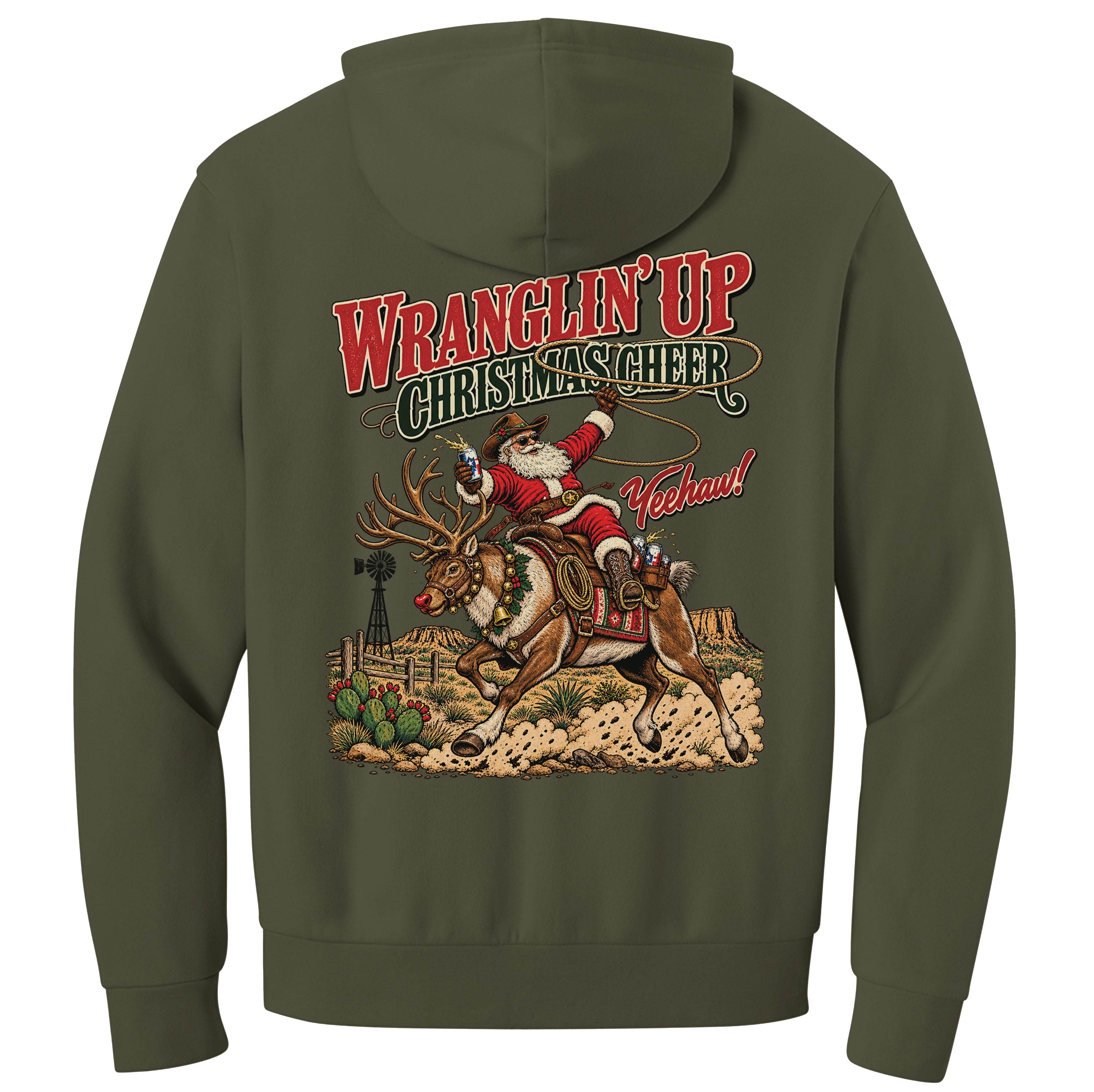 Christmas Cheer Cowboy Hoodie