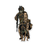 K9 Military Sticker