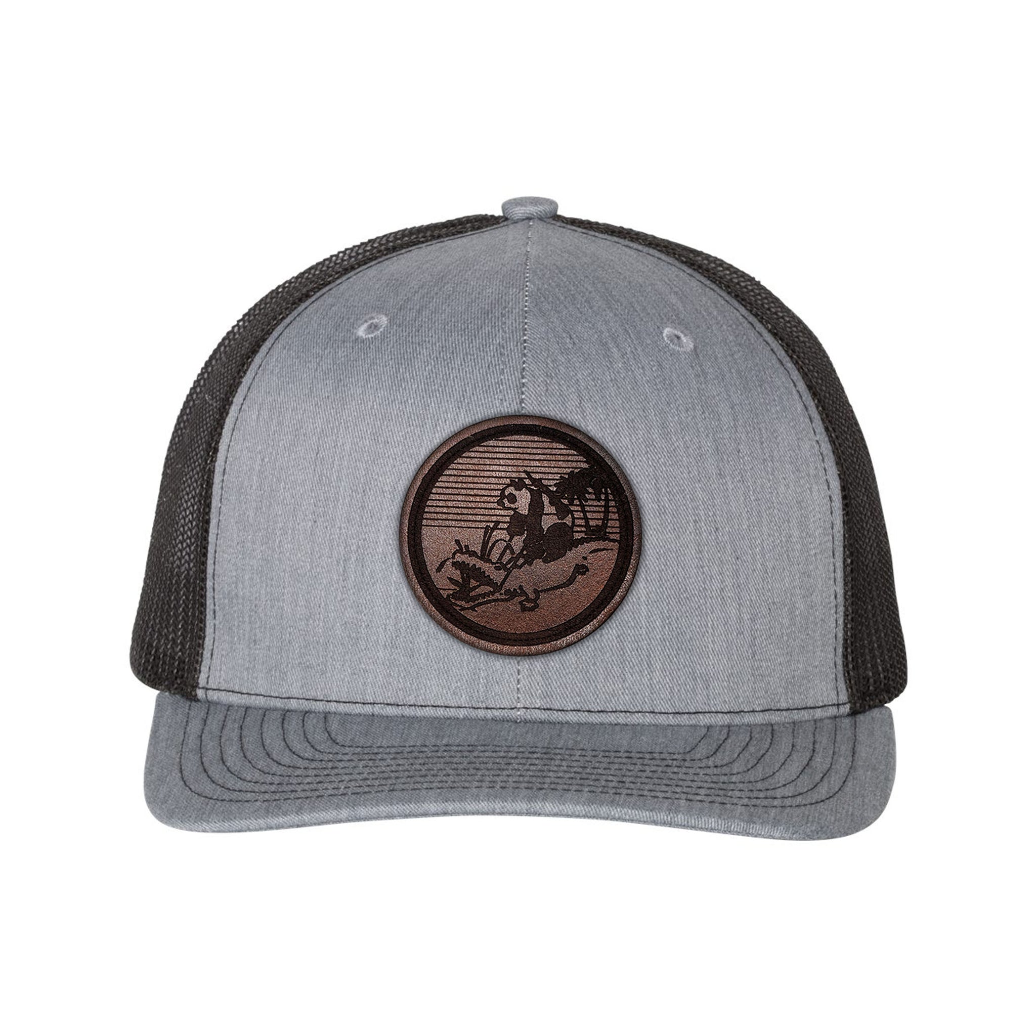 Mountain Patriots Leather Snap-Back