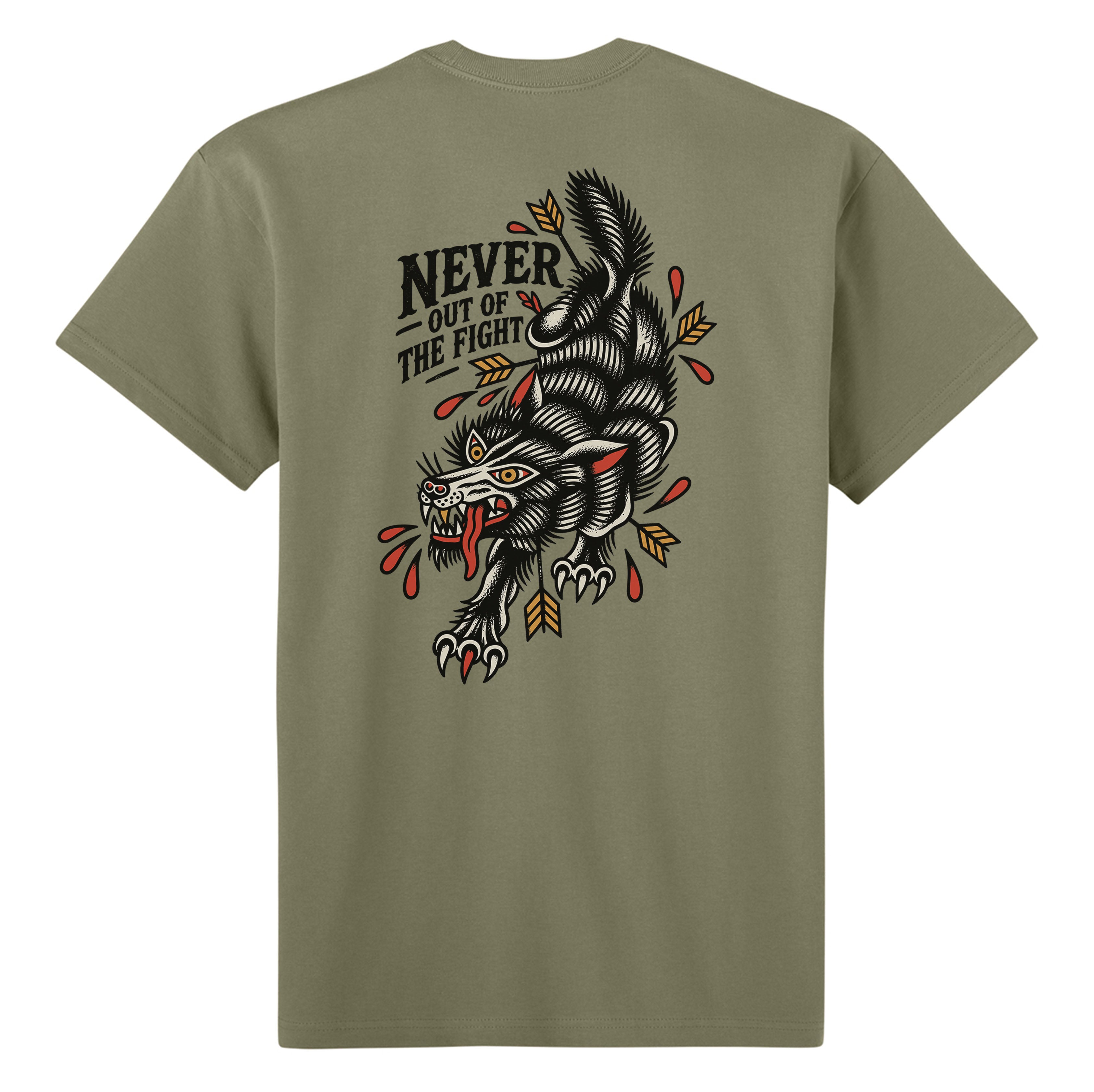 Never Out Of Fight Oversize Tee