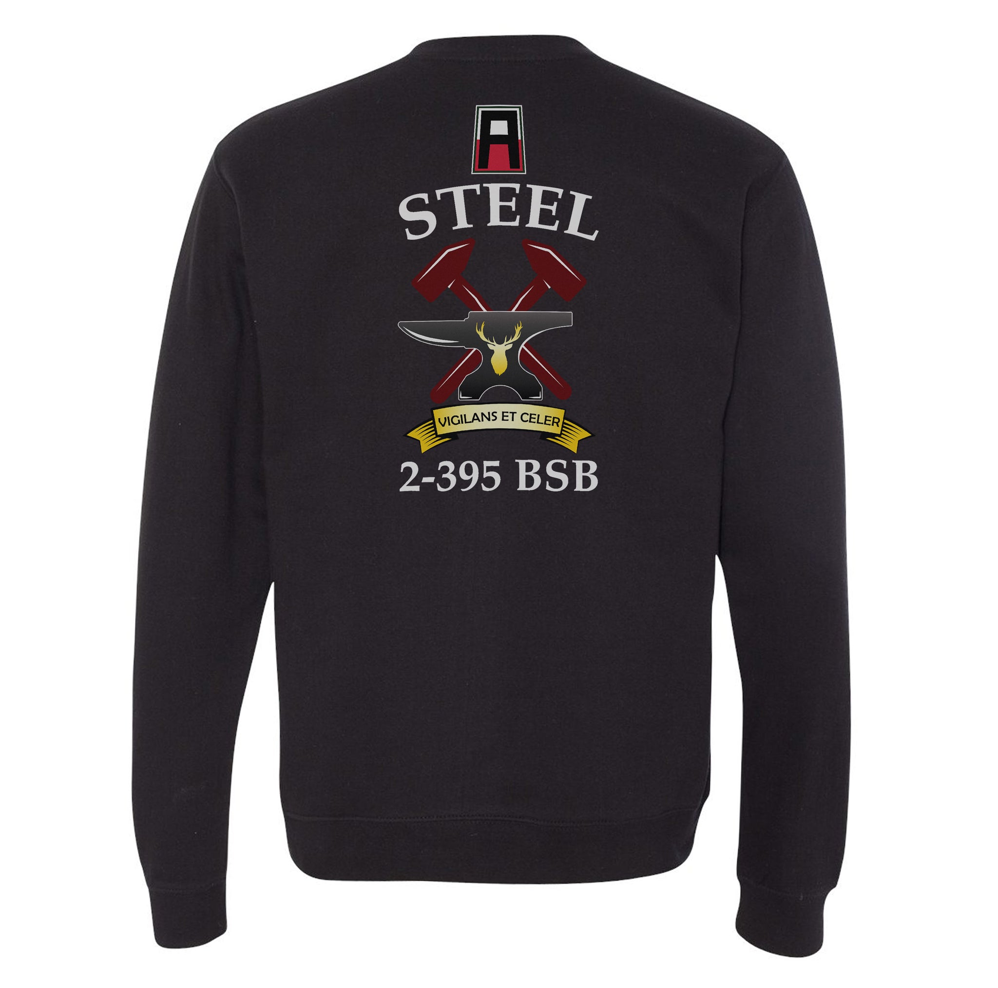 2-395th Steel "Vigilans Et Celer" PT Sweatshirt