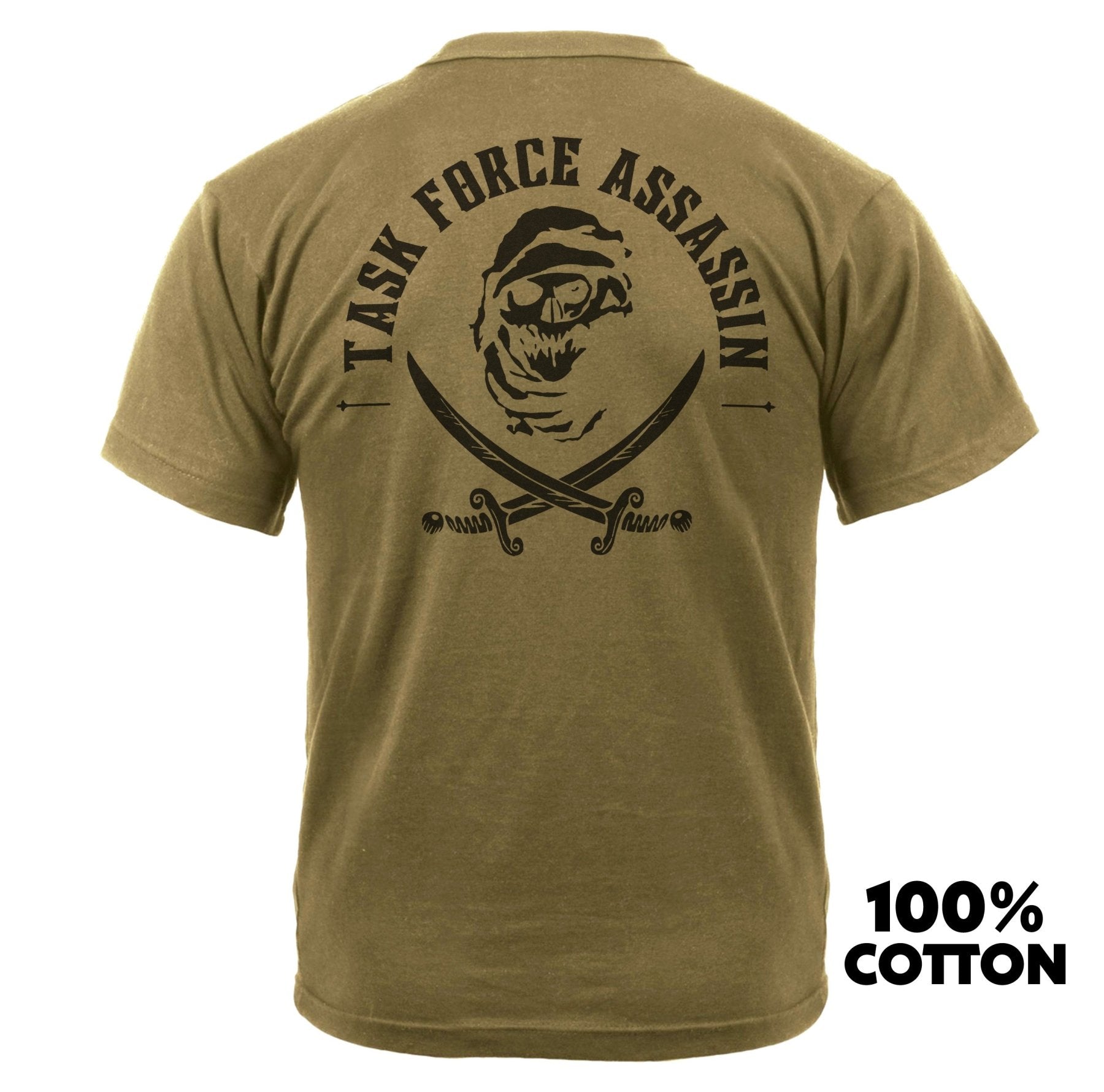 A - 6 - 6 Assassins - 670 - 1 Coyote Brown - Small - Private Shirt