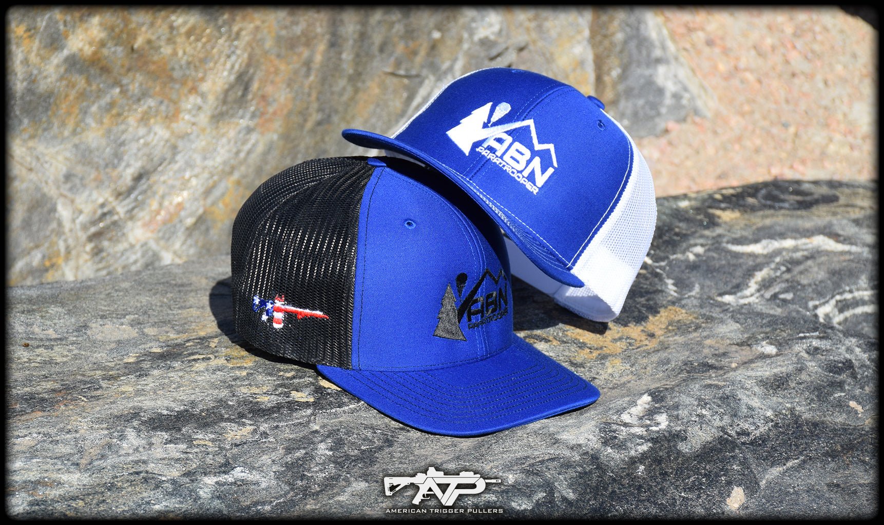 ABN Mesh Cap - Blue/ White Mesh - Hat