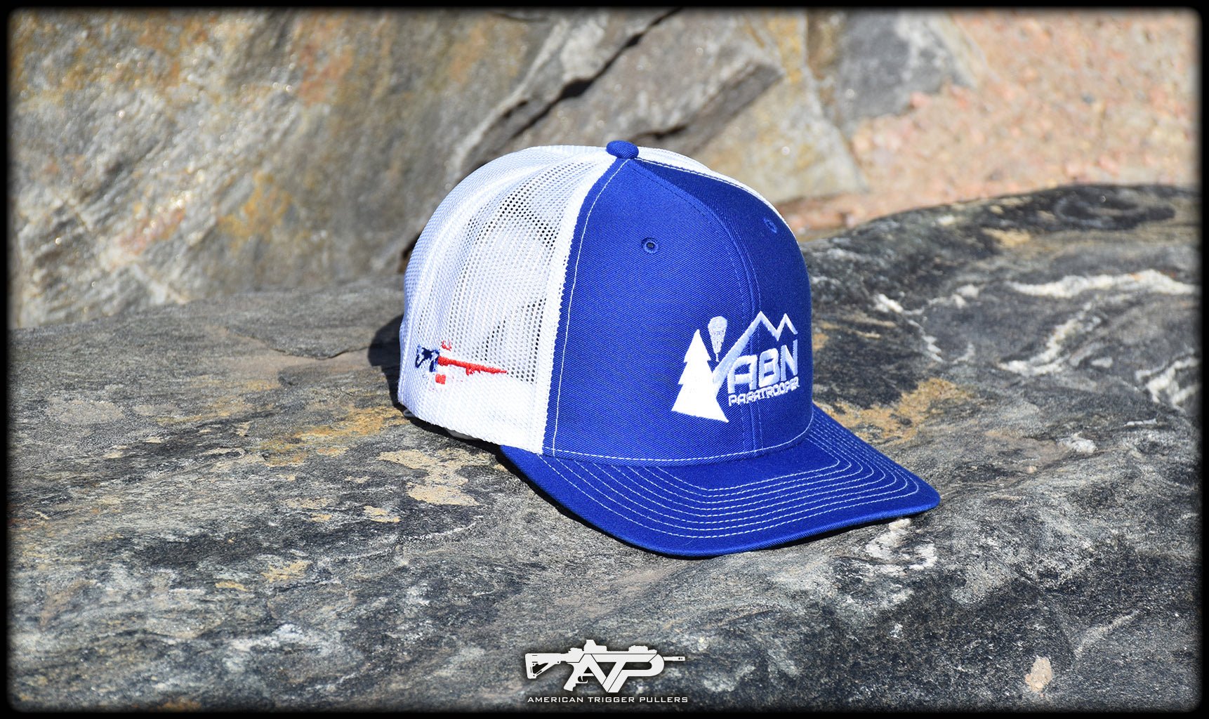 ABN Mesh Cap - Blue/ White Mesh - Hat