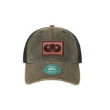 Airborne Wings Leather Dad Cap - Snapback - Headwear