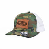 Airborne Wings Leather Snap - Back - Adjustable - Headwear