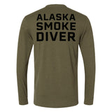 AK Smoke Diver Long Sleeve - Small - Private Long Sleeve Shirt