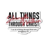 All Things Sticker - 4" - Sticker