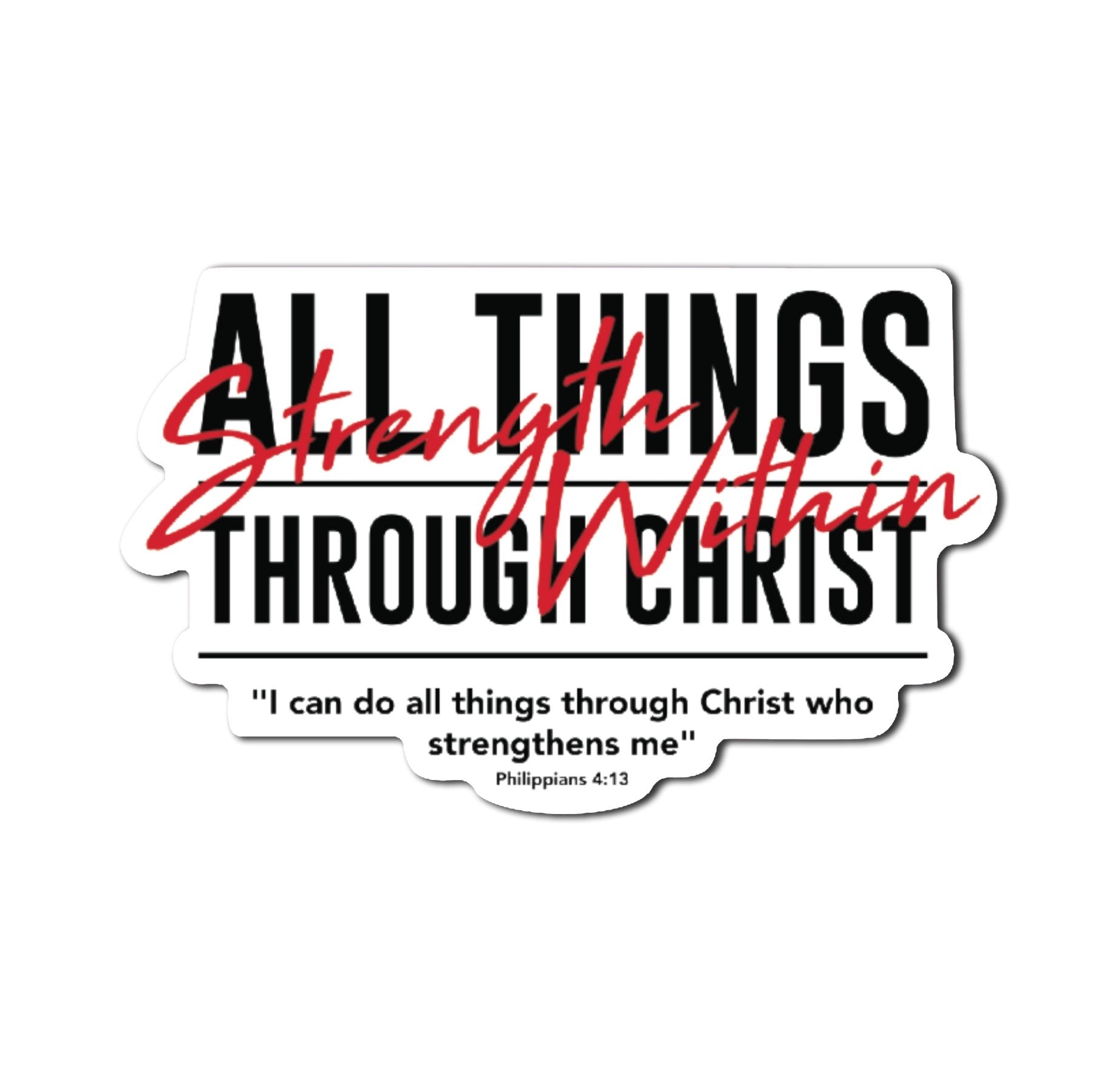 All Things Sticker - 4" - Sticker