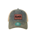 Aloha Wolfhounds Leather Dad Cap - OSFA - Headwear