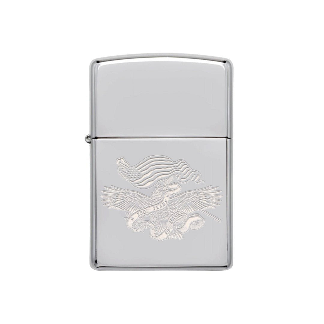 America 250 Eagle Lighter - Chrome - No Discount