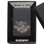 America 250 Eagle Lighter - Matte Black - No Discount