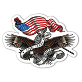 America 250 Eagle Sticker - 4" - Sticker