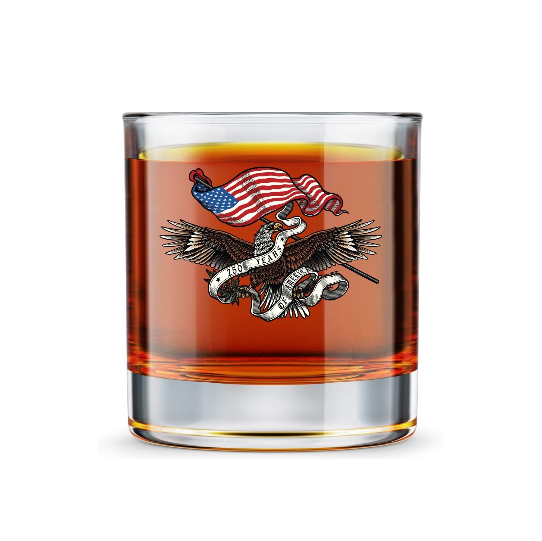 America 250 Eagle Whiskey Glass Set - 16oz - Glassware