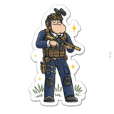American Operator Sticker - 4" - Sticker