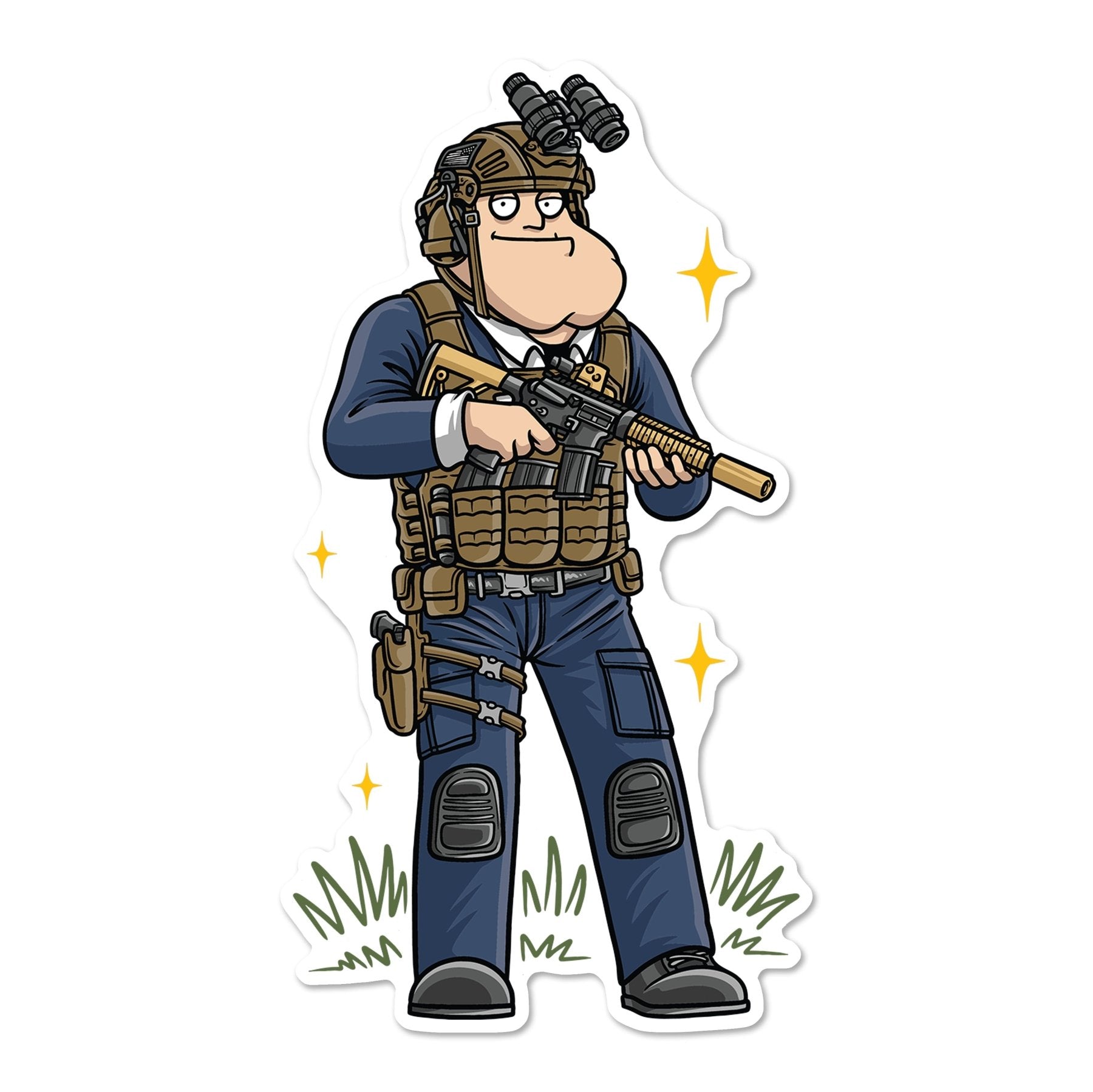 American Operator Sticker - 4" - Sticker