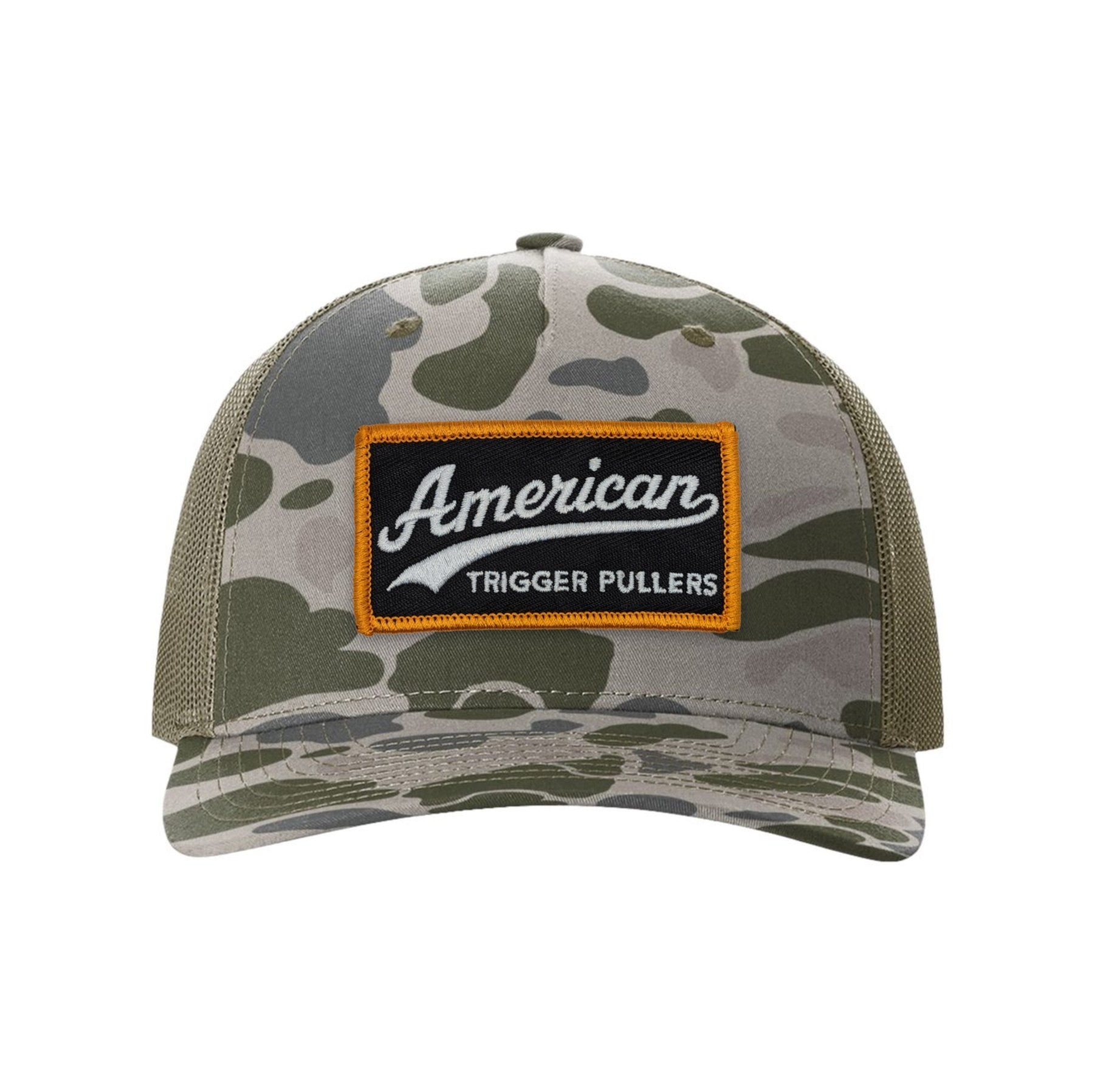 ATP Baseball Patch Snapback Trucker Camo Hat - OSFA - Hat