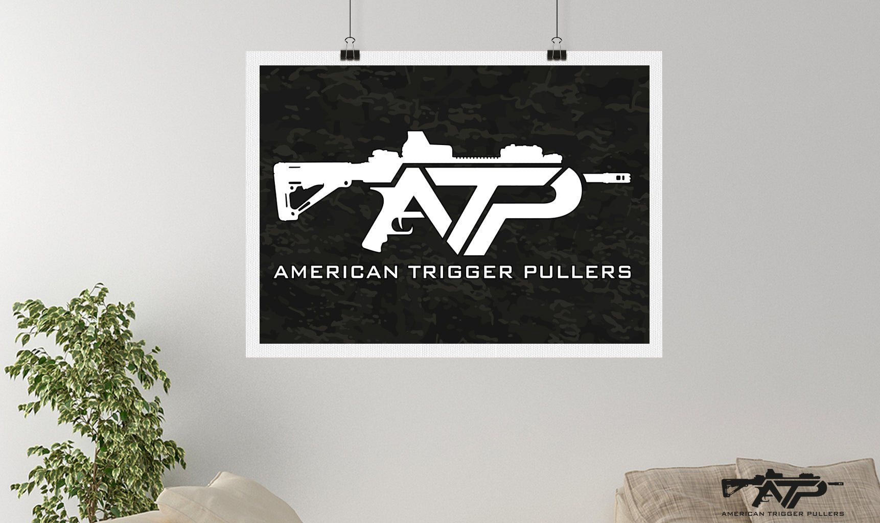 ATP Black Multicam Canvas - Loose Canvas - Canvas