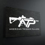 ATP Black Multicam Canvas - Stretched Canvas - Canvas