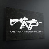 ATP Black Multicam Canvas - Stretched Canvas - Canvas