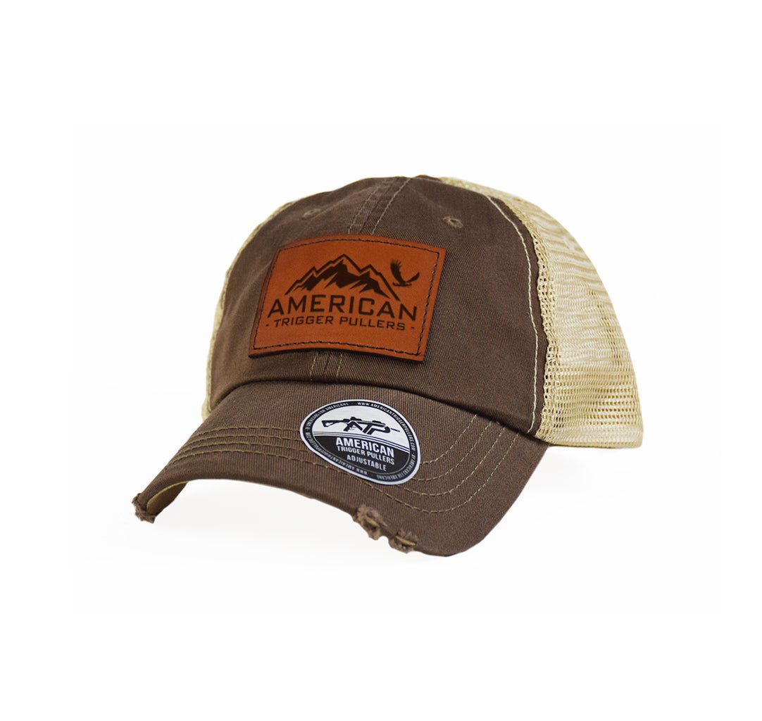 ATP Eagle Mountain Leather Dad Cap - Hook and Loop - Headwear