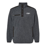 ATP Logo Embroidered Melange Fleece Pullover - Small - Fleece