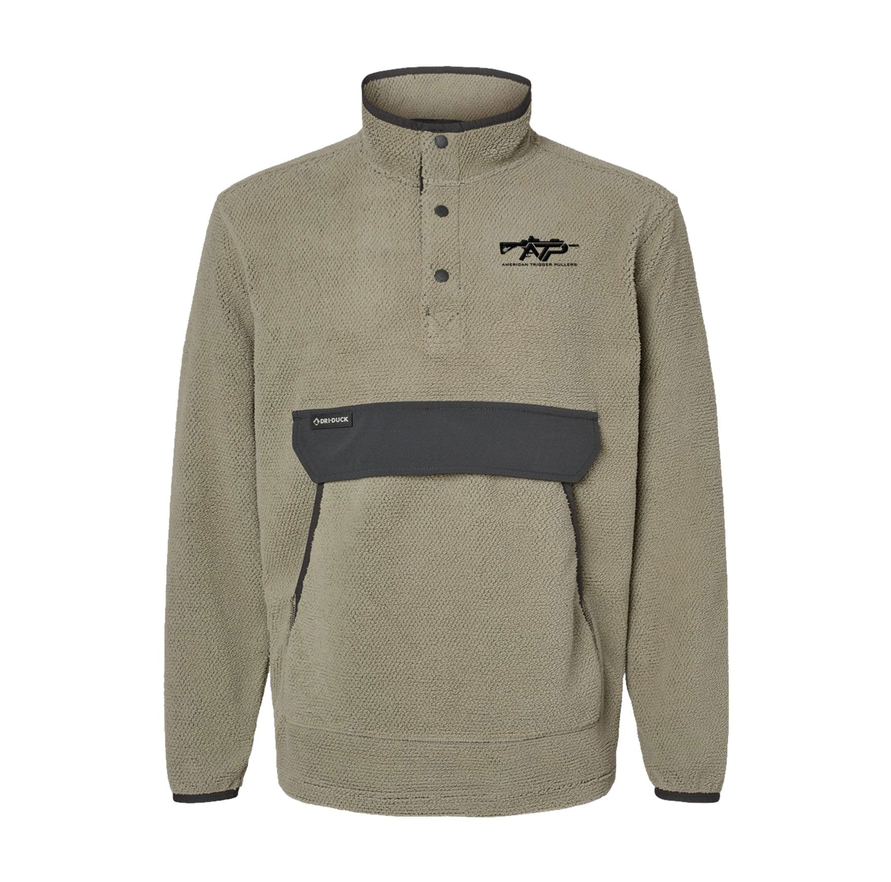 ATP Logo Embroidered Mountain Fleece Pullover - Small - Fleece