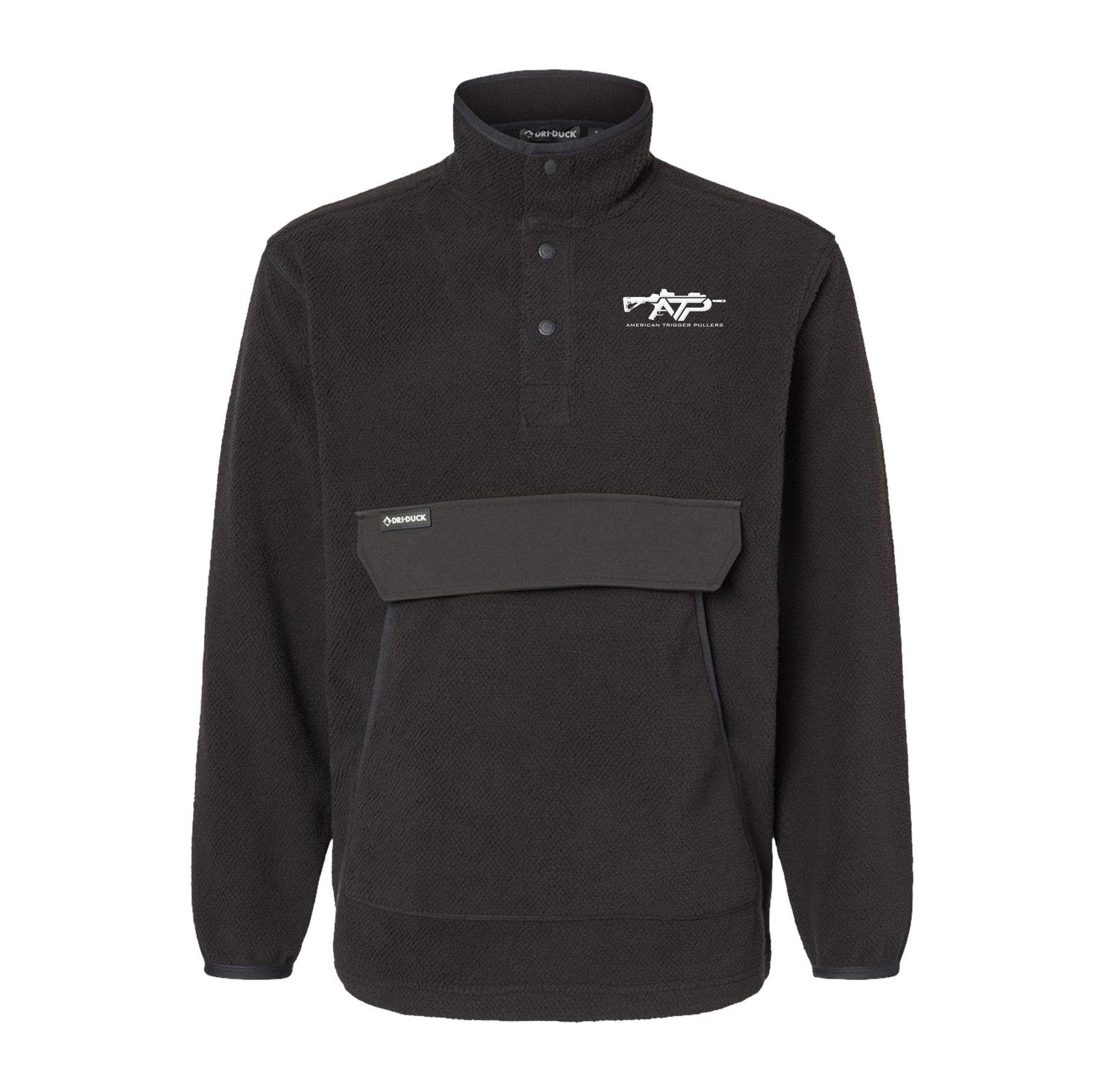 ATP Logo Embroidered Mountain Fleece Pullover - Small - Fleece