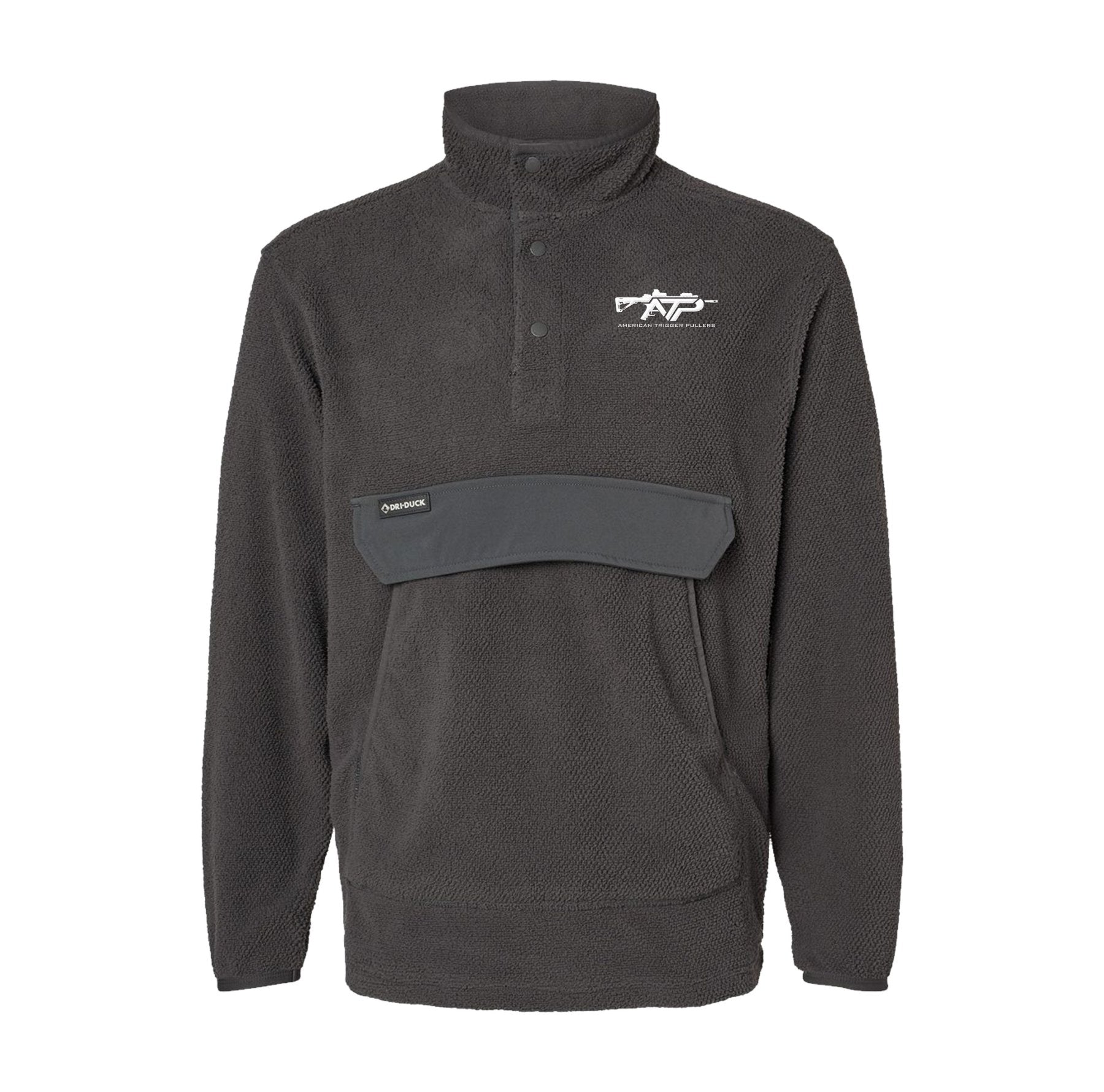 ATP Logo Embroidered Mountain Fleece Pullover - Small - Fleece