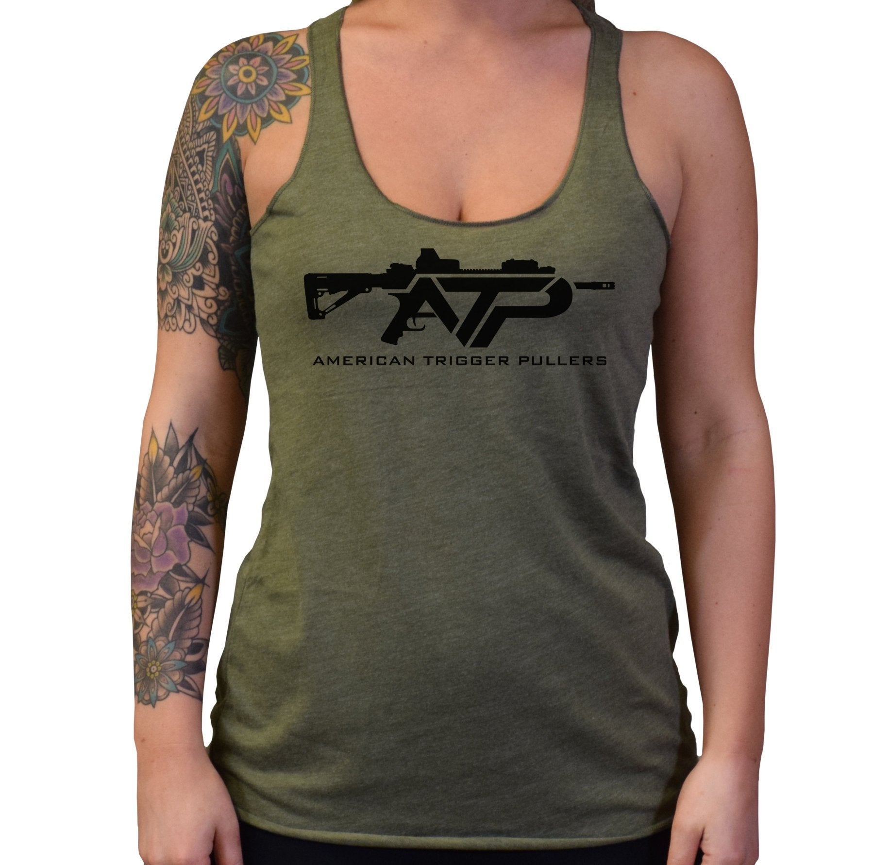 ATP Logo Ladies Tri - Blend Tank - Small - Tank