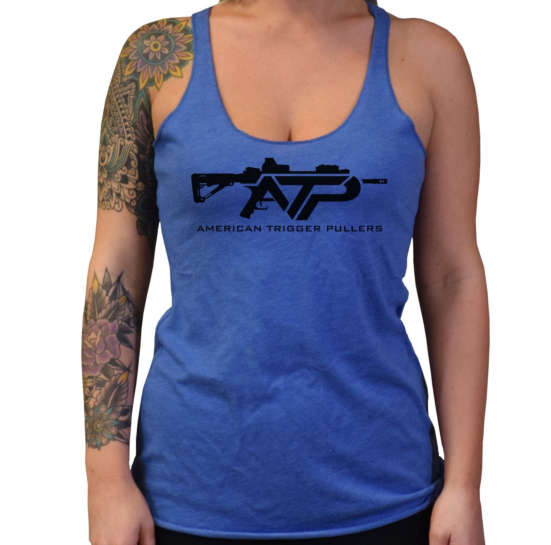 ATP Logo Ladies Tri - Blend Tank - Small - Tank