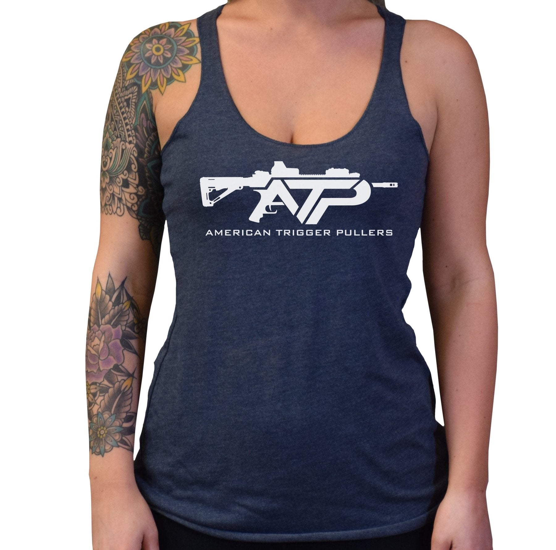 ATP Logo Ladies Tri - Blend Tank - Small - Tank