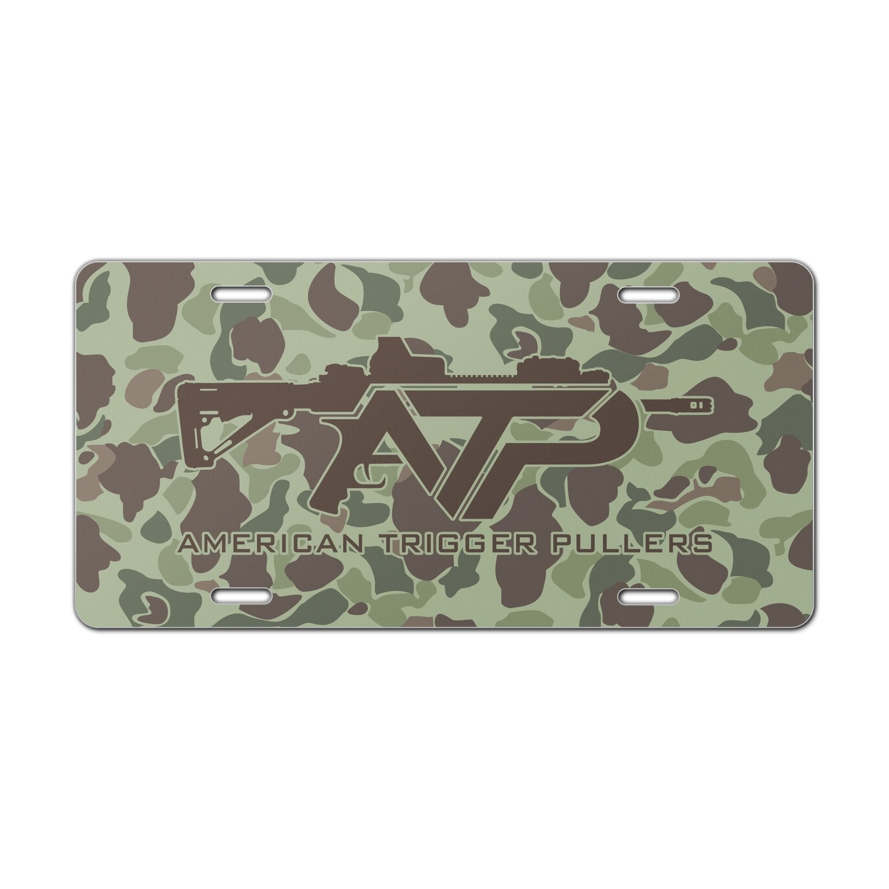 ATP Logo Vanity Plate - Duck Camo - Vanity Plate