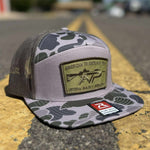 ATP Patch 7 - Panel Camo Snapbacks - Marsh Duck Camo/Loden Mesh - OD Patch - Headwear