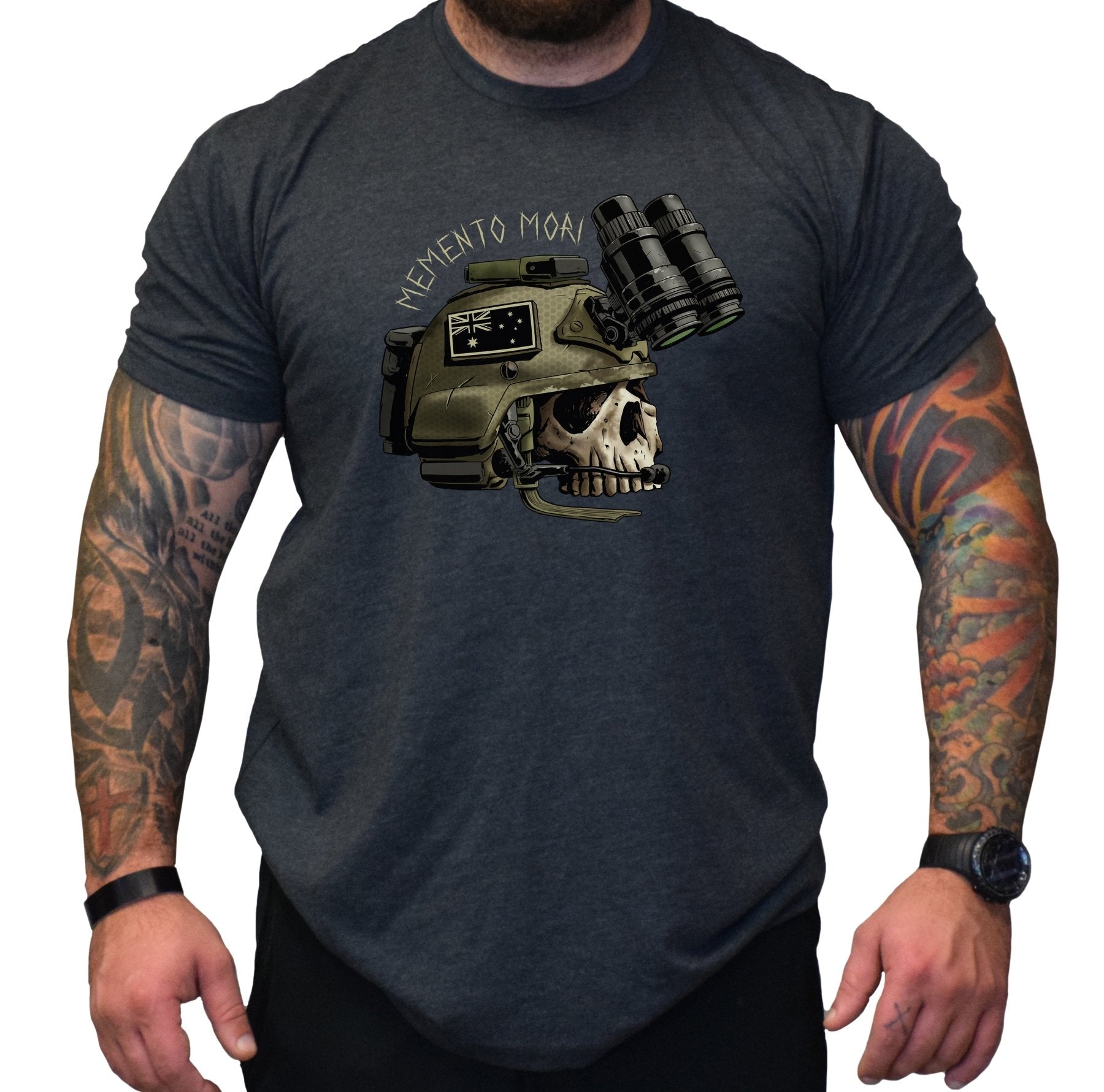 Aussie E.C.H Skull - Small - Shirt