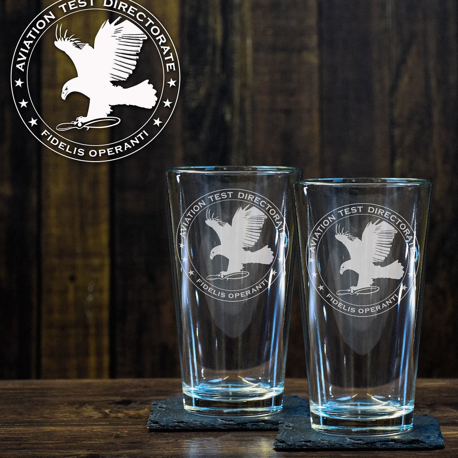 AVTD Operations Pint Glass Set - Private Pint Glass