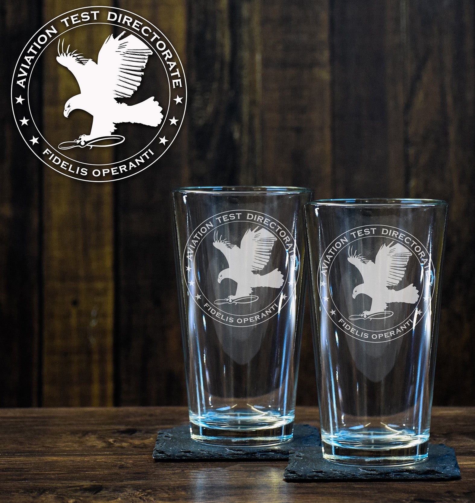 AVTD Operations Pint Glass Set – American Trigger Pullers