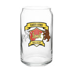 B Co 2 - 8 Cav Eager Arms Beer Can Glass Set - 16oz - Glassware